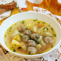 Рецепт суп гречневый с фрикадельками