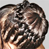 Причёска для девочек «Корзинка». Плетение косы