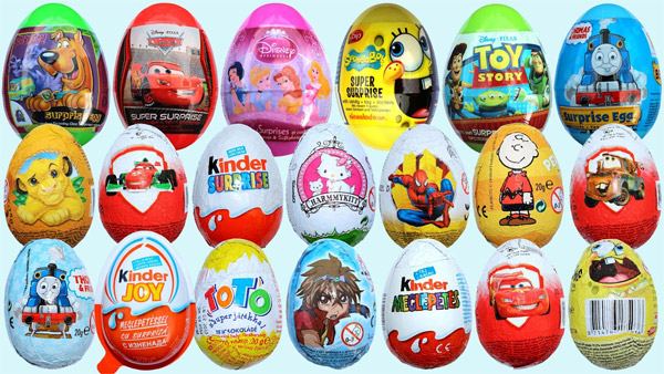 шоколадные яйца для детей