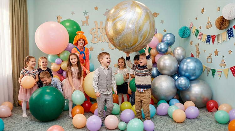 Детский праздник в шарах: идеи оформления по возрастам