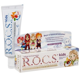 Детская зубная паста R.O.C.S. - ассортимент и преимущества