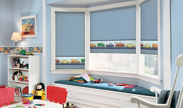 Преимущества рулонных штор для детской комнаты
