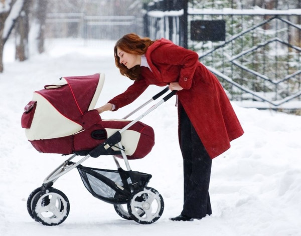 Зимние коляски для новорожденных